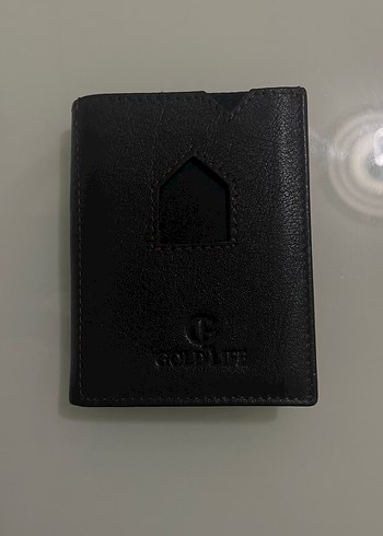 Koyu Kahverengi Minimalist Erkek Cüzdan - Görsel 2