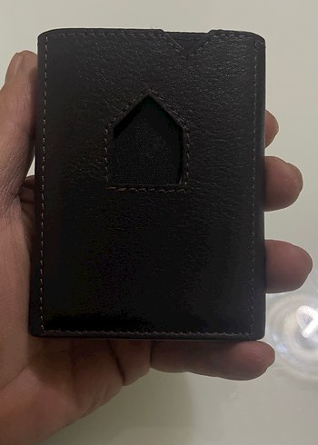 Koyu Kahverengi Minimalist Erkek Cüzdan - Görsel 6