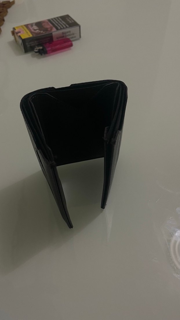 Koyu Kahverengi Minimalist Erkek Cüzdan - Görsel 5