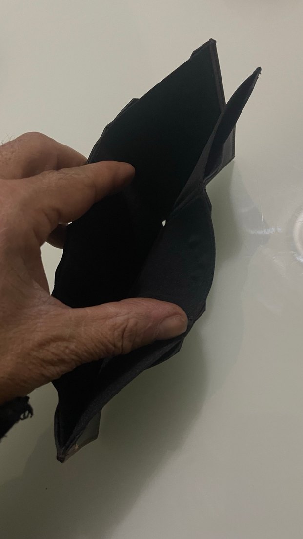 Koyu Kahverengi Minimalist Erkek Cüzdan - Görsel 4