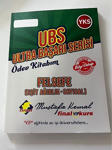 Final vıp kurs felsefe kitabı soru bankası