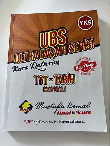 TYT TARİH FINAL KURS DEFTERİ