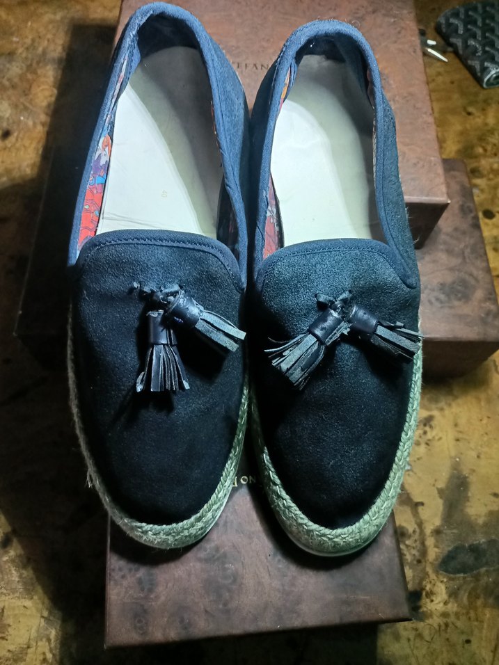 Erkek Püsküllü Lacivert Espadril 40 numara - Görsel 2