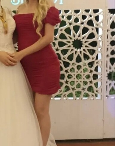 Kırmızı abiye