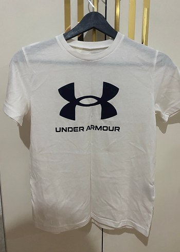 Under Armour Beyaz Kısa Kollu Tişört - Görsel 2
