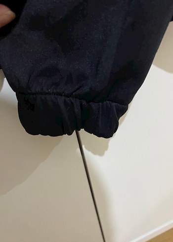 Siyah Fermuarlı Yüksek Yakalı Sweatshirt - Görsel 4