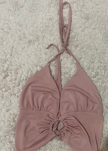 Bej Midi Streetwear Atlet Bralet - Görsel 3