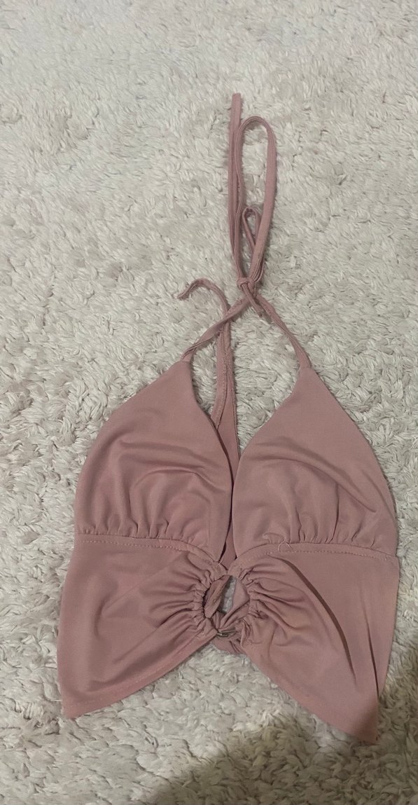Bej Midi Streetwear Atlet Bralet - Görsel 3
