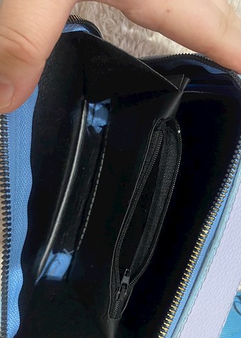 Mavi,Zincir Detaylı Kadın Omuz Çantası - Görsel 5