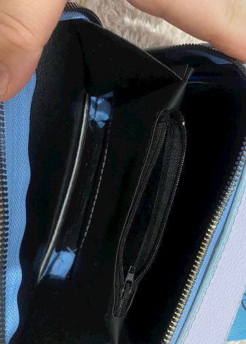 Mavi,Zincir Detaylı Kadın Omuz Çantası - Görsel 4