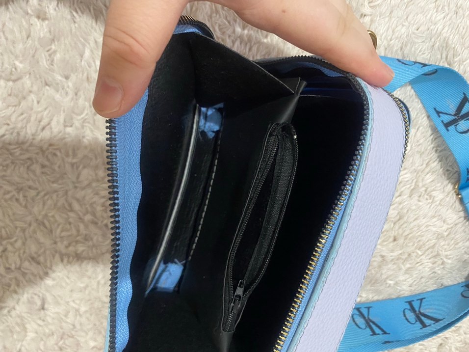 Mavi,Zincir Detaylı Kadın Omuz Çantası - Görsel 5