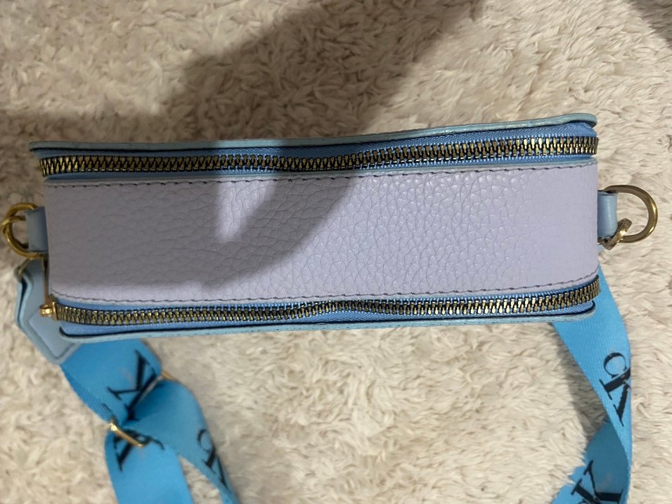 Mavi,Zincir Detaylı Kadın Omuz Çantası - Görsel 3