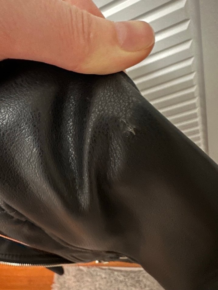 Pullbear Kadın Siyah Deri Ceket - Görsel 5