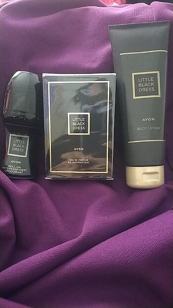 Avon Little Black Dress 3lü Set: Parfüm, El ve vücut kremi ve de