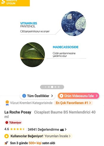 Beden Renk la roche cicaplast