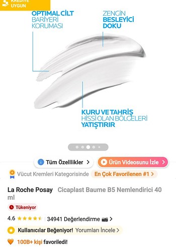 Beden la roche cicaplast