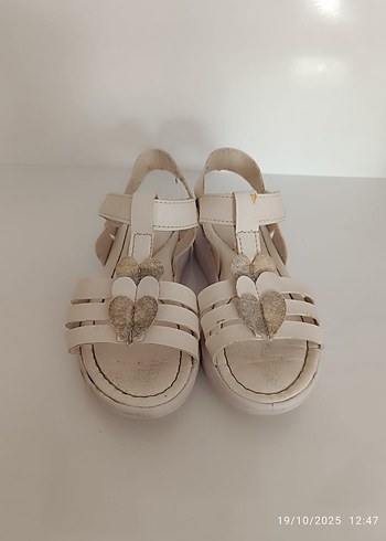 Kız Çocuk Beyaz Cırtcırtlı Terlik - Görsel 2