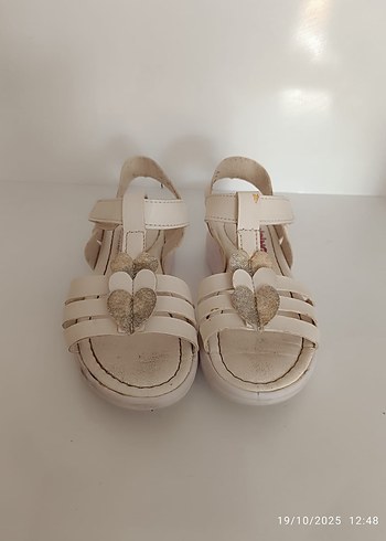 Kız Çocuk Beyaz Cırtcırtlı Terlik - Görsel 7