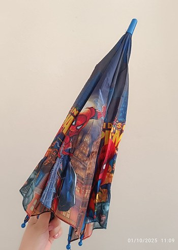 Renkli Püsküllü Kadın Şemsiye - Görsel 2