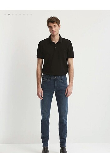 James Mavi Black Puslu İndigo Jean Pantolon