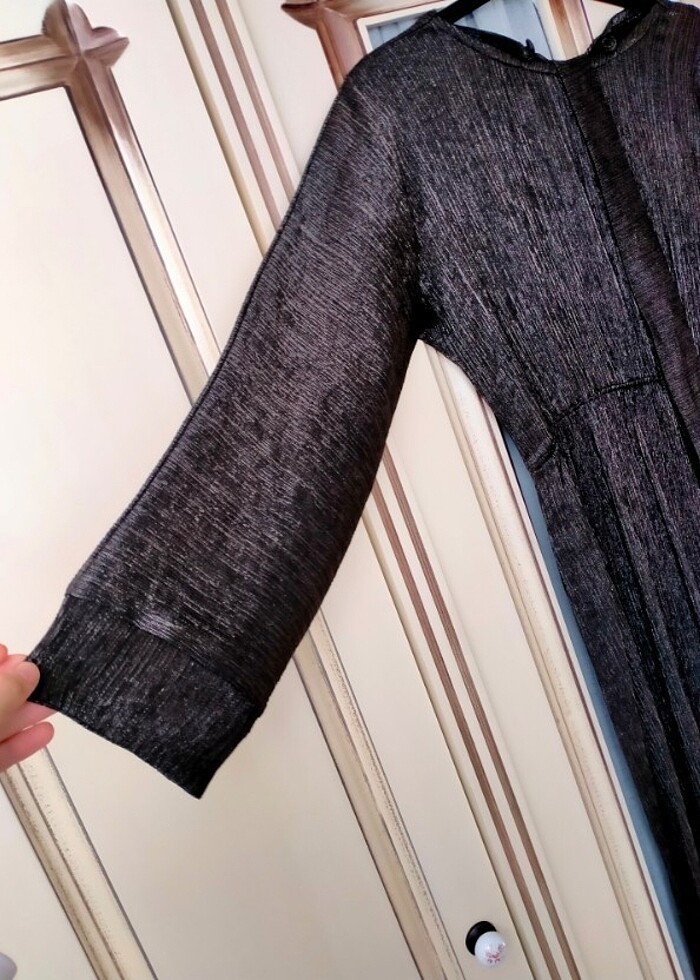 Simli Uzun Elbise - Görsel 2