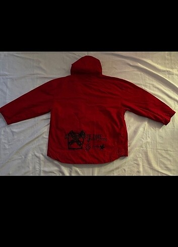 Kapüşonlu vintage yağmurluk - Görsel 2