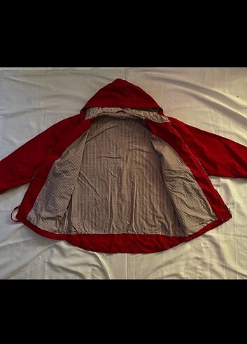 Kapüşonlu vintage yağmurluk - Görsel 3