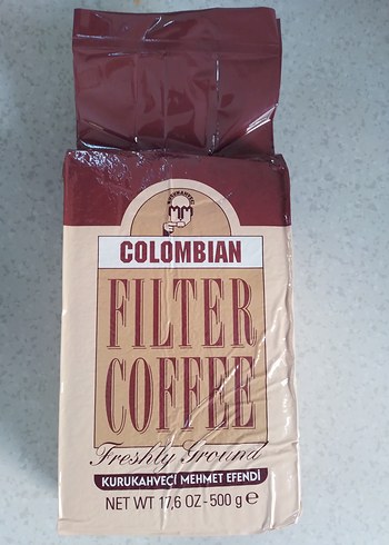 Kurukahveci Mehmet Efendi Kolombiya Filtre Kahve 500g