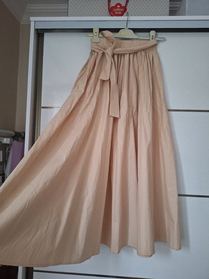 Bej balon etek  Etek - Görsel 2