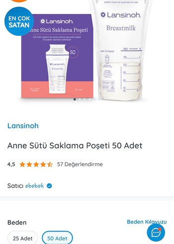 Anne Sütü Saklama Poşetleri - Görsel 5