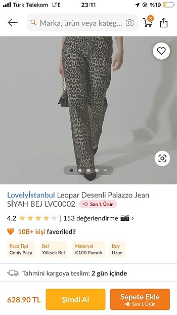Mavi Jeans Leopar pantolon