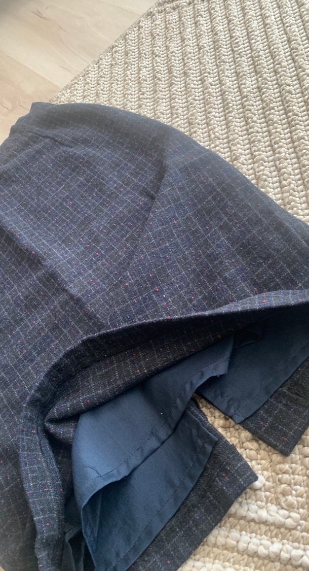 Lacivert Midi Kalem Etek - Görsel 3