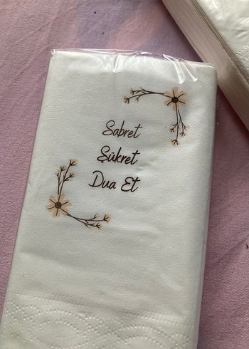 Beden Beyaz Baskılı Pastel Renkli Kağıt Havlu