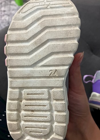 Kız Çocuk Gri Bağcıksız Sneaker - Görsel 3