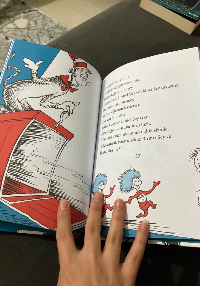 Dr. Seuss'tan Şapkalı Kedi Çocuk Kitabı - Görsel 4