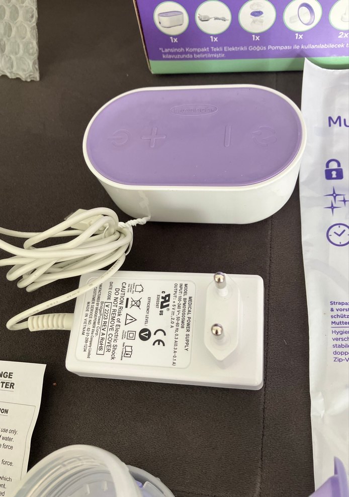Lansinoh Kompakt Tekli Elektrikli Göğüs Pompası - Görsel 4