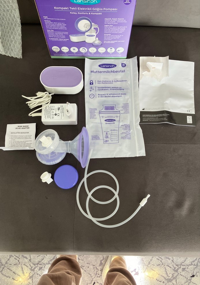 Lansinoh Kompakt Tekli Elektrikli Göğüs Pompası - Görsel 2