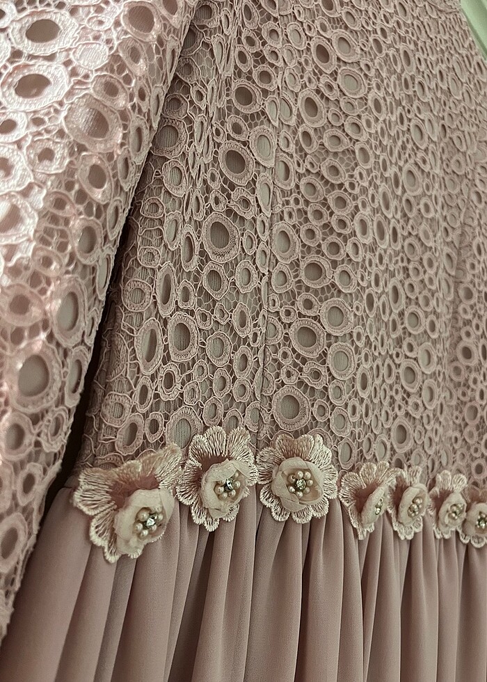 Pudra Renk Abiye ? Zarif ve Şık - Görsel 4