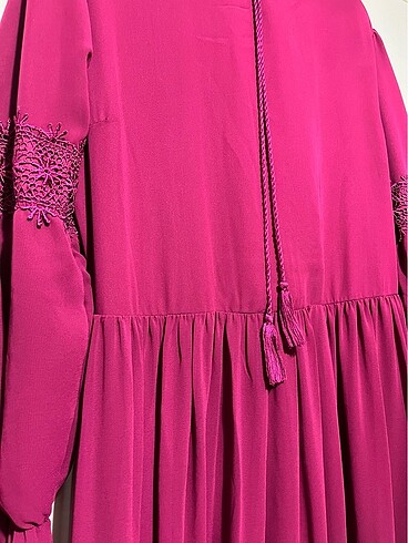 Fuşya Şifon Elbise ? Zarif ve Şık - Görsel 6