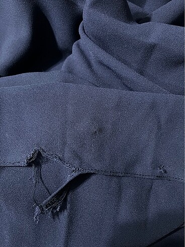 Dantel Detaylı Lacivert Elbise ? Kumaşı Değerlendirmek İsteyenle - Görsel 7