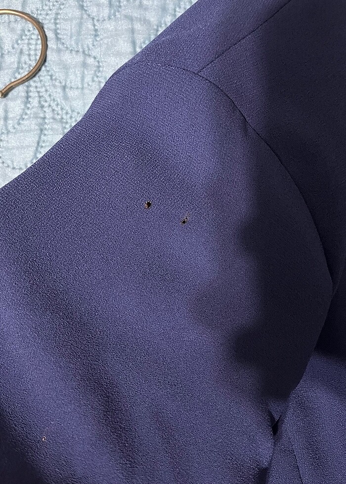 Dantel Detaylı Lacivert Elbise ? Kumaşı Değerlendirmek İsteyenle - Görsel 5