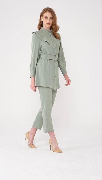 Şık ve Modern Mint Yeşili Takım ? Hem Günlük Hem Özel Günler İçi - Görsel 5