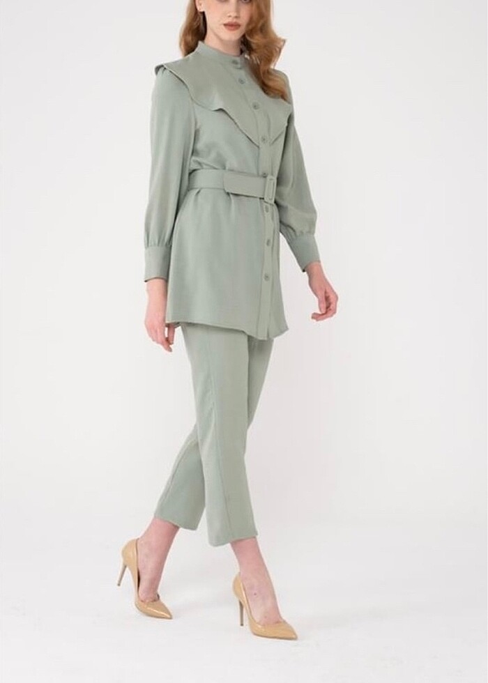 Şık ve Modern Mint Yeşili Takım ? Hem Günlük Hem Özel Günler İçi - Görsel 5