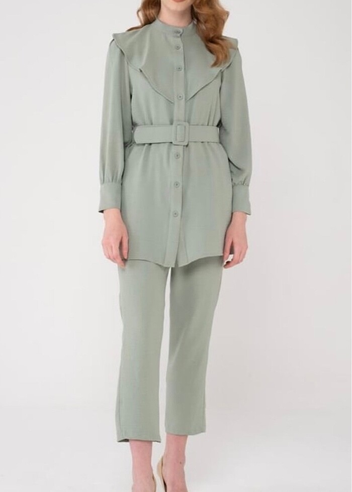 Şık ve Modern Mint Yeşili Takım ? Hem Günlük Hem Özel Günler İçi - Görsel 4