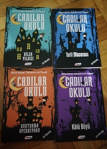 Cadılar okulu serisi 4 kıtap 