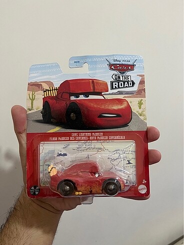 Disney pixar cars mc queen on the road