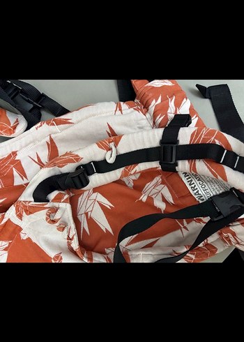 Turuncu Desenli Bebek Kanguru - Görsel 5