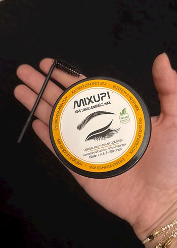 MIXUP! Siyah Kaş Şekillendirici Wax