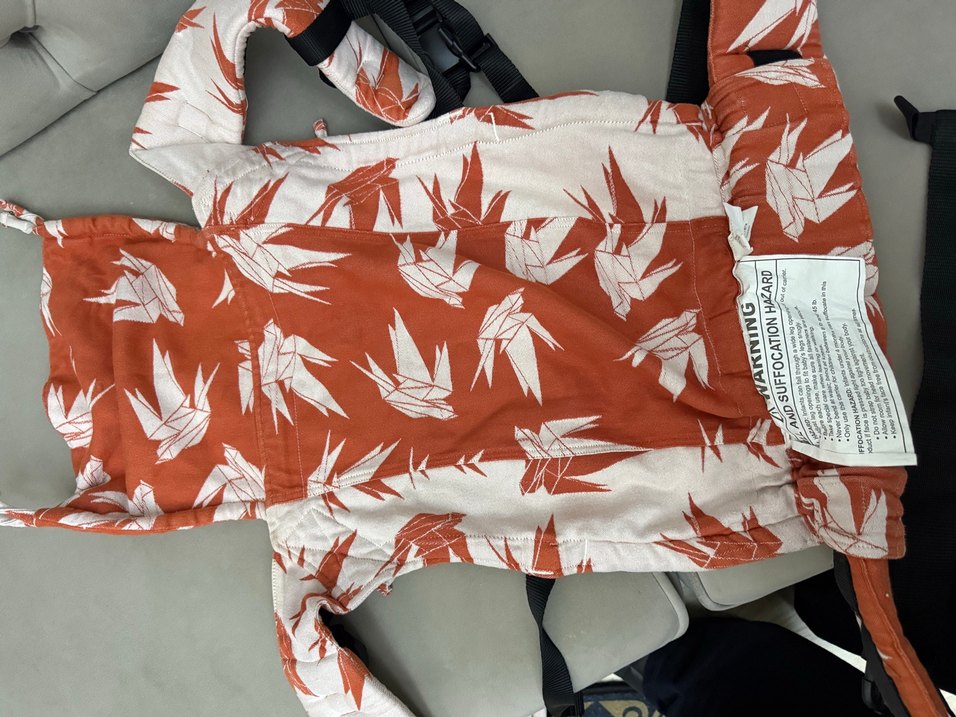 Turuncu Desenli Bebek Taşıyıcı - Görsel 4