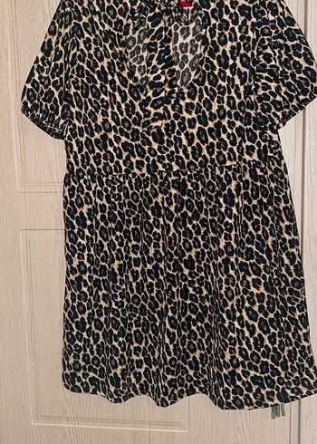 Leopar elbise - Görsel 5